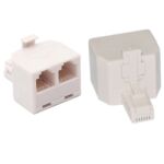 Adaptateur rj11 6p6c f/f/m